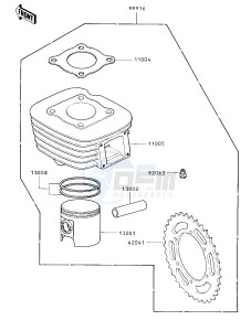 KX 80 C [KX80] (C2) [KX80] drawing OPTIONAL PARTS -- 82 KX80-C2- -