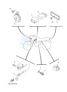 YBR125EGS (43BB) drawing ELECTRICAL 2