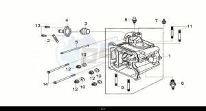 HD 300I ABS (LS30W2-EU) (E5) (M1) drawing CYLINDER HEAD COMP