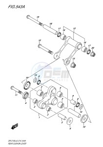 DR-Z125L EU drawing REAR CUSHION LEVER