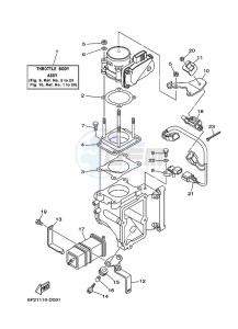 FL200C drawing THROTTLE-BODY