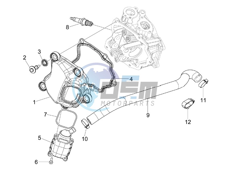 Cylinder head cover