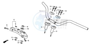 VF750C drawing HANDLE PIPE/TOP BRIDGE