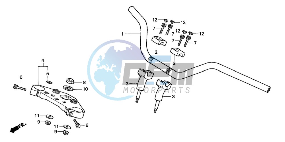 HANDLE PIPE/TOP BRIDGE