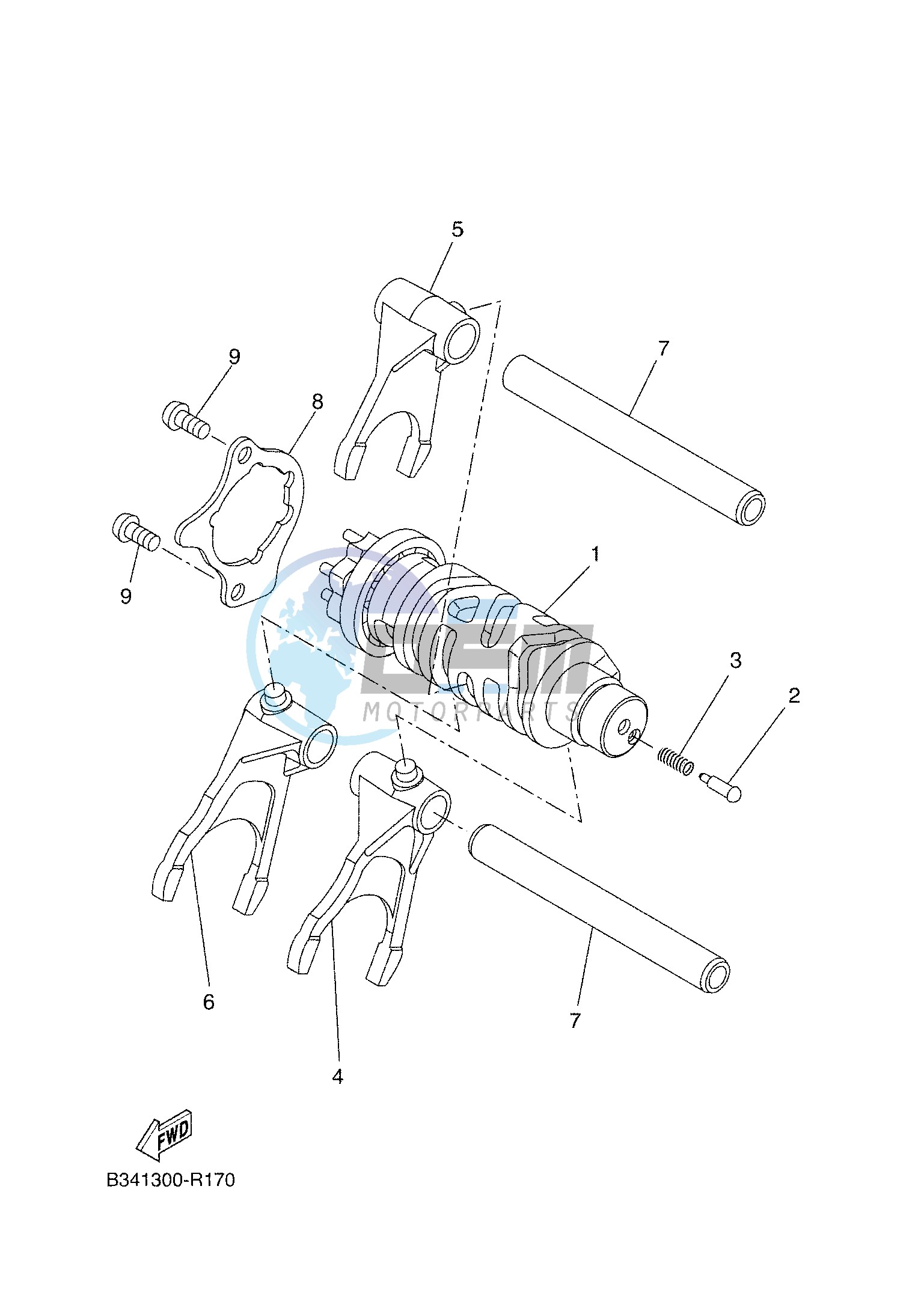 SHIFT CAM & FORK