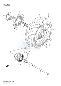 VZR1800 (E2) INTRUDER drawing REAR WHEEL (VZR1800ZL1 E19)