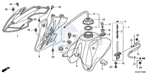 CRF50FB CRF50F ED drawing FUEL TANK