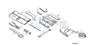 CBR600RAA Korea - (KO / ABS) drawing TOOLS