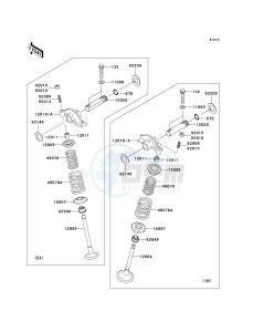 KVF 360 A [PRAIRIE 360 4X4] (A6F-A9F) A9F drawing VALVE-- S- -