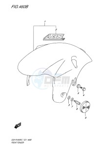 GSX-R1000R EU drawing FRONT FENDER (SPECIAL EDITION)