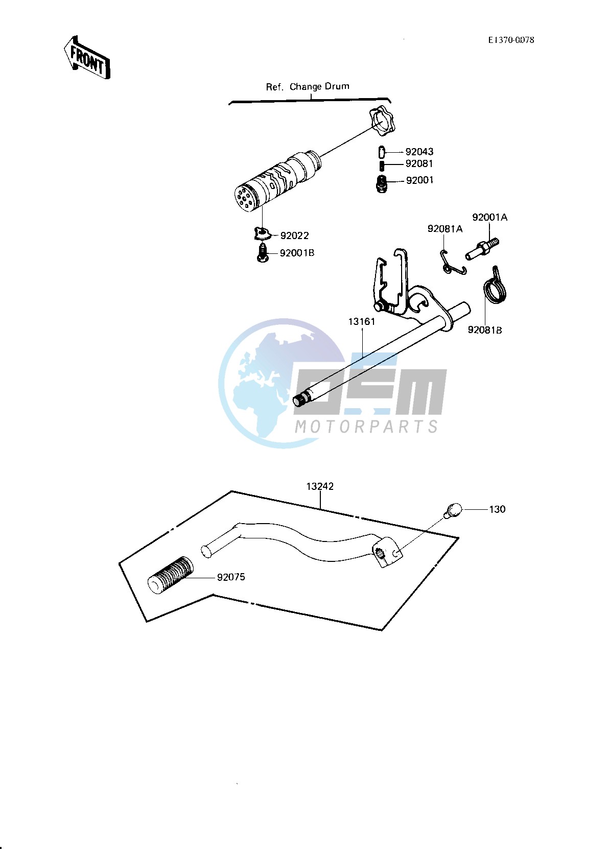 GEAR CHANGE MECHANISM