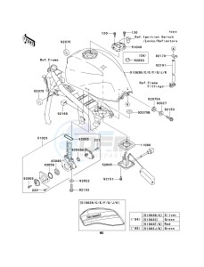 ZR 1200 A [ZRX1200R] (A4-A5) drawing FUEL TANK