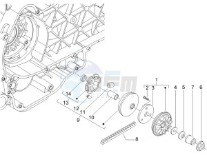 Runner 125 VX 4t SC drawing Driving pulley