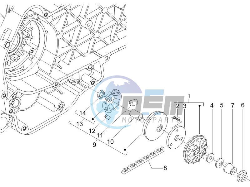 Driving pulley