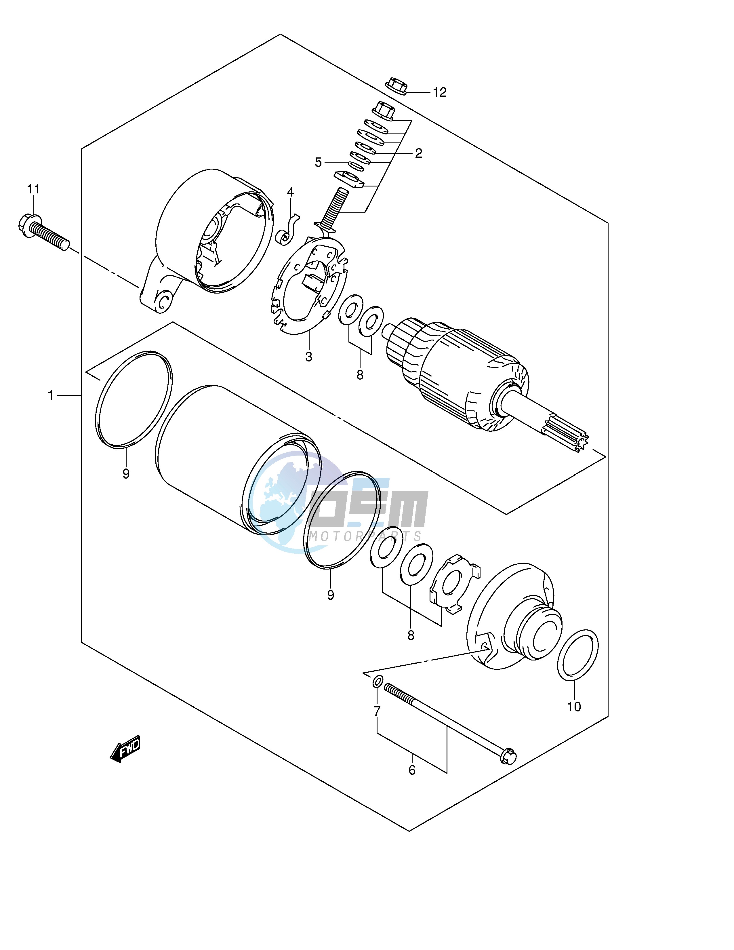 STARTING MOTOR