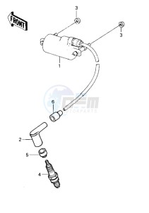 KLT 250 C [PRAIRIE] (C1) [PRAIRIE] drawing IGNITION COIL -- 83 C1- -