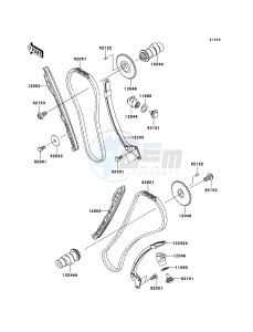 VN900_CLASSIC VN900B8F GB XX (EU ME A(FRICA) drawing Camshaft(s)/Tensioner