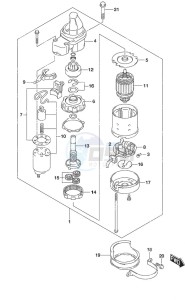 DF 60A drawing Starting Motor