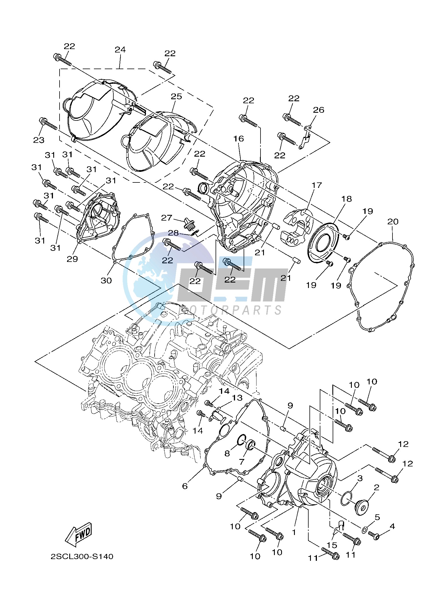 CRANKCASE COVER 1