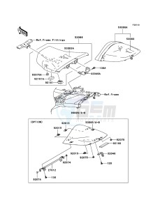 Z750 ZR750-J2H FR GB XX (EU ME A(FRICA) drawing Seat