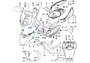 TREKKER - 100 cc drawing BODY