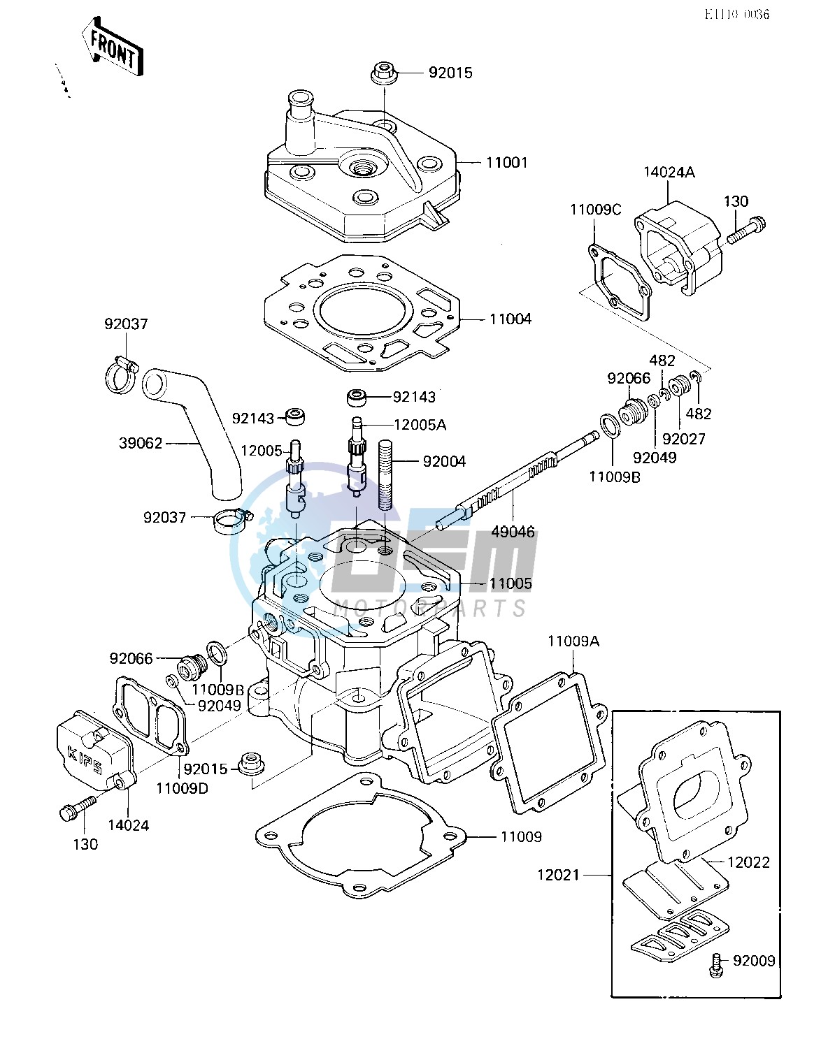 CYLINDER HEAD_CYLINDER_REED VALVE