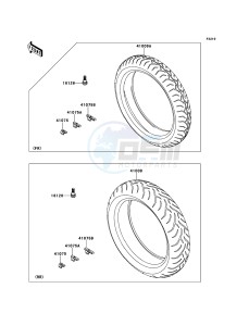 VERSYS_ABS KLE650DBF GB XX (EU ME A(FRICA) drawing Tires