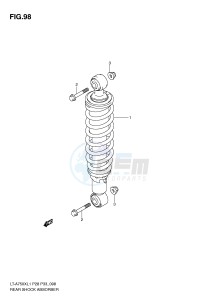 LT-A750X (P28-P33) drawing REAR SHOCK ABSORBER