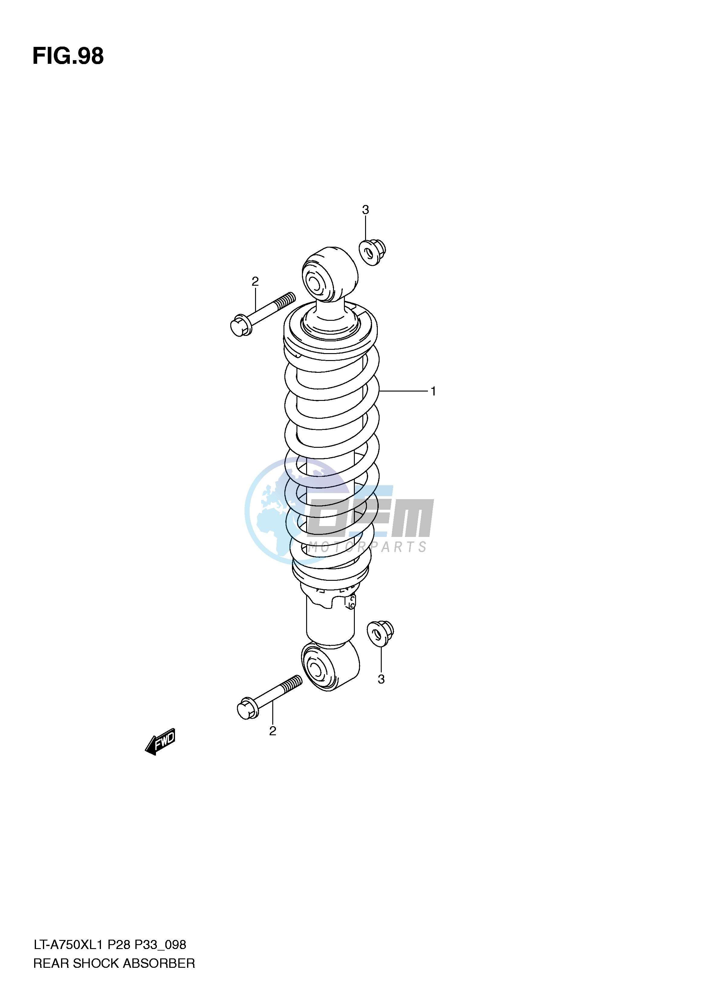 REAR SHOCK ABSORBER