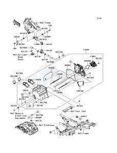 NINJA 250R EX250KBF GB XX (EU ME A(FRICA) drawing Air Cleaner