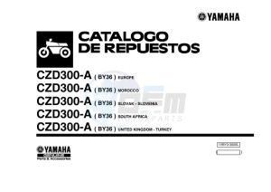 CZD300-A XMAX 300 TECH MAX (BY36) drawing Infopage-1