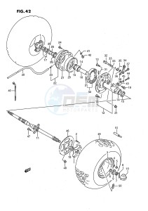 LT-F160 (P2) drawing REAR WHEEL