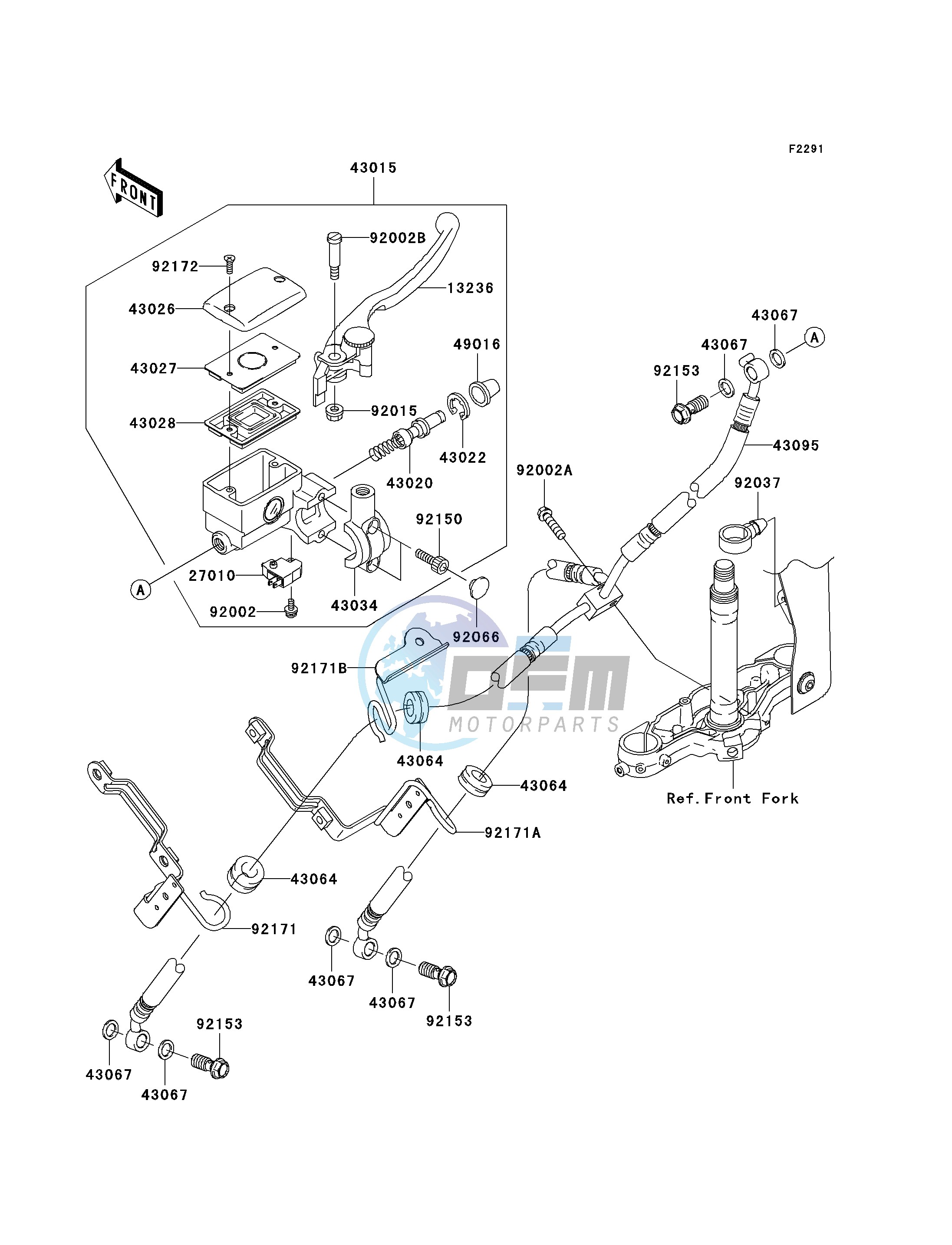 FRONT MASTER CYLINDER