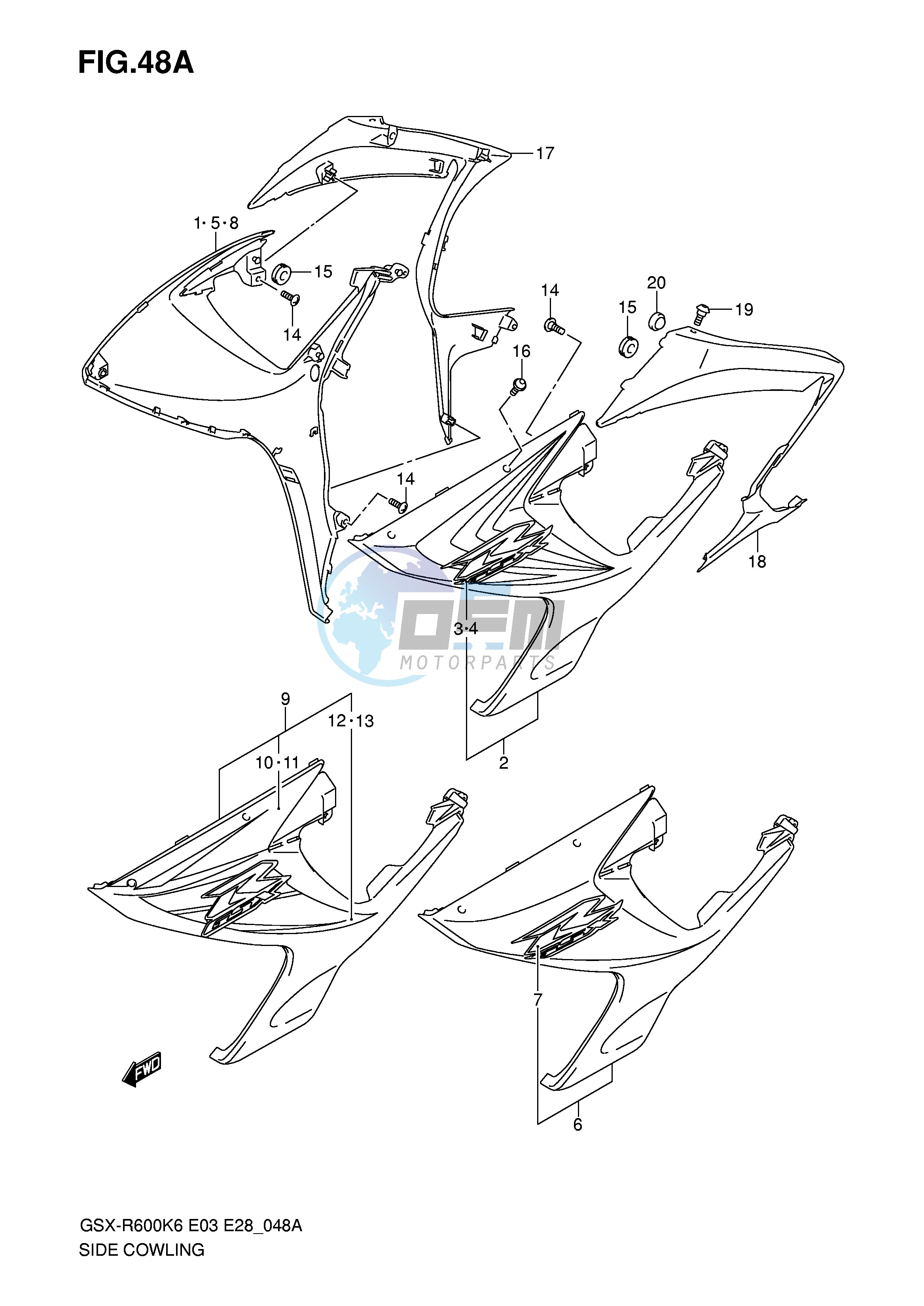 SIDE COWLING (MODEL K7)