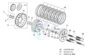 Pegaso 650 ie drawing Clutch