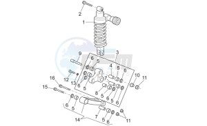 Stelvio 1200 1200 drawing Connecting rod - rear shock abs.