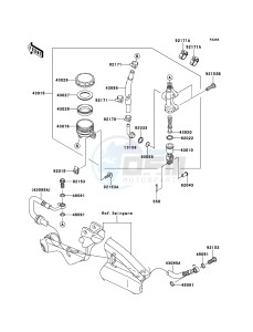 ER-6n ER650A7F GB XX (EU ME A(FRICA) drawing Rear Master Cylinder