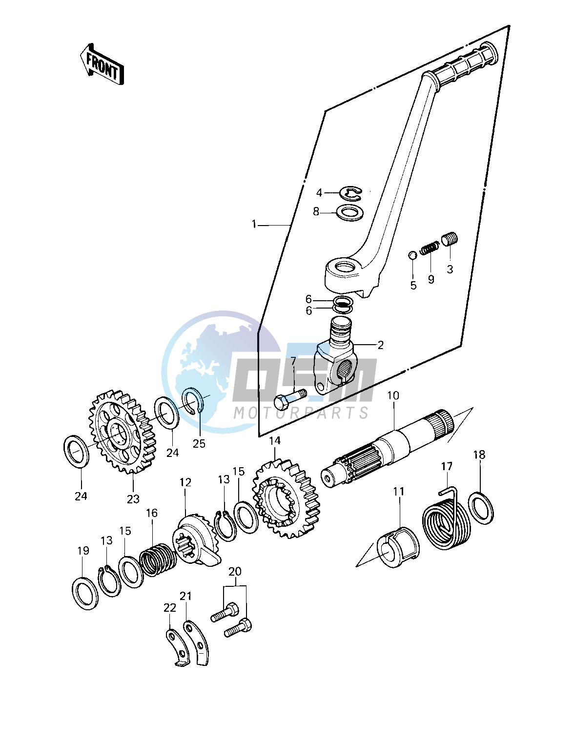 KICKSTARTER MECHANISM