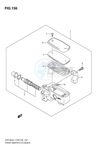 VZR1800 (E3) INTRUDER drawing FRONT MASTER CYLINDER (VZR1800L1 E28)