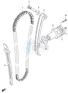 GZ250 (P34) drawing CAM CHAIN