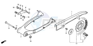 ST70 50 drawing REAR FORK