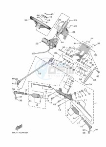 YXE1000EWS YX10ERPSN (B4MD) drawing STEERING