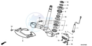 GL18009 Europe Direct - (ED) drawing STEERING STEM