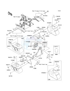 VN 900 D[VULCAN 900 CLASSIC LT] (6F-9F) D8F drawing SADDLEBAGS