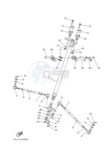 YFZ450R YFZ450RSSE YFZ450R SPECIAL EDITION (1TDA) drawing STEERING