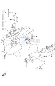 DF 70A drawing Gear Case