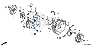 GL1800C drawing COOLING FAN