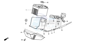 PK50M WALLAROO drawing BATTERY