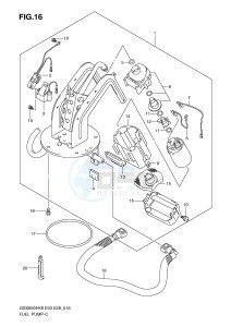 GSX650F (E3-E28) Katana drawing FUEL PUMP