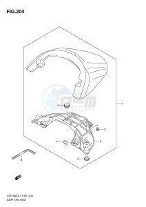 VZR1800 (E2) INTRUDER drawing SEAT TAIL BOX (VZR1800L1 E51)